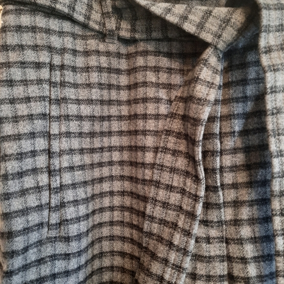 Aritzia Wilfred Tie-Front Wool Pant Check Plaid - Picture 13 of 16